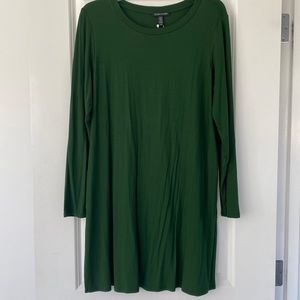 Brand new Eileen Fisher Hemlock Roundneck Tunic Medium NWT